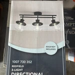 Hampton Bay 3-LIGHT Dark Bronze/black Led Track Lighting Kit 1007 730 352. Fixed Price $30.00.
