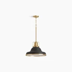 Kohler 32290-PE03 Hauksbee 18"WIDE Light Pendant-matte Black/brushed Modern Bras. Fixed Price $449.99.
