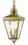 Livex Lighting 2035 Cambridge 10-5/8"W Pendant Brass. Fixed Price $849.96.