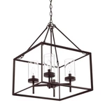 Hampton Bay Lainey 4-LIGHT Bronze Chandelier Fixture With Clear Glass. Fixed Price $45.89.
