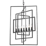 Crystorama Capri 7 Light Raw Steel Chandelier 339-RS. Fixed Price $898.00.