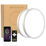 Modern Pack Dimmable Led Flush Mount Ceiling LIGHT,12INCH 28W High Bright 3.... Fixed Price $60.31.