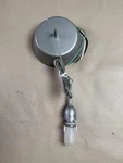 Eurofase INEO-04 1 Lite Pendant Light Silver Brushed Metal Glass Indoor Fixture. Fixed Price $31.49.
