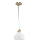Progress Lighting P500406-163 Garris 8"W Small Hanging Pendant Light, Scratched. Fixed Price $35.00.