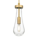 Innovations Lighting 451-1P-G451-4CL Owego 11" Tall Mini Pendant Brass. Fixed Price $221.76.