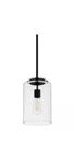 Hampton Bay Mullins 6.75 In. 1-LIGHT Coal Mini Pendant Hanging. Fixed Price $30.00.