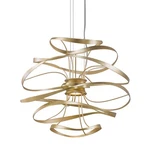 Corbett Lighting 216-41 Calligraphy Hand Crafted 18"W Led Gold. Fixed Price $2196.00.