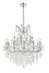 Crystal Chandelier 19 Light Fixture Dining Room Or Kitchen Island Chrome 30". Fixed Price $2368.32.