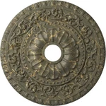 Ekena Millwork CM23VAWHC Vaduz Ceiling Medallion, 1/2"OD X 1/2"ID 1/.... Fixed Price $103.90.