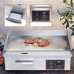 Commercial Electric Griddle Flat Grill Heating Bbqs Fry Pan Countertop 1.6KW. Fixed Price $116.30.