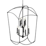 Quorum International 6812-9 Mantle Light 25"W Pendant Black. Fixed Price $874.00.
