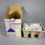 New Openbox Interior Track Portfolio Mini Pendant Light Cobalt Blue Glass Shade. Fixed Price $9.99.