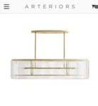$7,009 New Arteriors Home Chandler Antique Brass Chandelier. Fixed Price $2200.00.