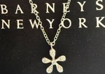 Designer Cathy Waterman Platinum Diamond Daisy Pendant 16" Chain Necklace $2840. Fixed Price $1349.10.