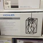 Kichler Solander 1341876 Light Pendant Olde Bronze Finish. Fixed Price $107.84.