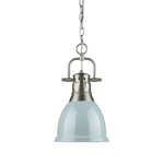 Golden Lighting Duncan Mini Pendant, Pewter 3602-SPW-SF. Fixed Price $139.99.