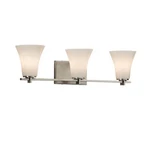 Justice Design Clouds Era 3-LIGHT Vanity, Nickel CLD-8443-20-NCKL. Fixed Price $254.40.