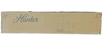 Hunter Lochemeade 4-LIGHT Noble Bronze Linear Chandelier With Clear Seeded Glass. Fixed Price $94.99.