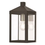 Livex Nyack Light Outdoor Wall Lantern In Black, 6.25"W 12.75"H 20582-04. Fixed Price $293.96.