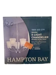 Hampton Bay Helena 5 Light Chandelier Brushed Nickel Frosted Glass 1003 223 279. Fixed Price $49.99.