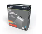 Commercial Electric 6 In. Retrofit Trim Recessed Light, Selectable Color, White. Fixed Price $12.95.