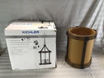 Kichler 34689 Barrington Light Pendant Replacement Drum Only Aged Wood & Black. Fixed Price $85.00.