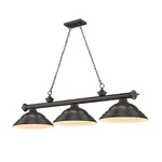 Z-lite Cordon Light 16" Billiard, Bronze 2306-3BRZ-SBRZ. Fixed Price $460.00.