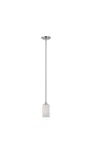 Thomas Pittman Pendant Brushed Nickel 1X100W 190060217. Fixed Price $70.00.