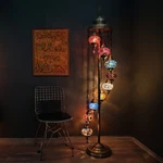 Turkish Floor Lamp, Moroccan Lighting, Mosaic Authentic Lantern, Asylove. Fixed Price $279.90.