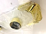 Progress P3378-30 White And Gold 5 Five Bulb Wall Bath Vanity Fixture 30-1/2". Fixed Price $24.95.