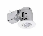 Globe Electric 90717 White Led 3" Swivel Bulb Recessed Lighting Kit. Fixed Price $11.97.