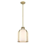 Z-lite Pearson 9.75" 1-LIGHT Rubbed Brass Pendant White Opal Glass Shade. Fixed Price $116.99.