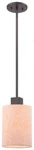 George Kovacs P8080-615 Kimono One Light Mini Pendant, Antique Dorian Bronze. Fixed Price $29.99.
