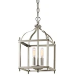 Kichler 42565 Nickel Larkin 2-LIGHT 8"W Mini Pendant. Fixed Price $203.99.