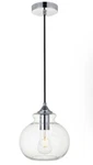 Elegant Lighting Single Pendant Chrome Glass LD2245C. Fixed Price $59.99.