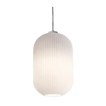 Afx Lighting Callie 15" Pendant, White/frosted Ribbed - CALP09WH. Fixed Price $126.40.