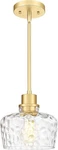 Gold Clear Hammered 8IN Glass Shade Pendant Light Fixture (1PC). Fixed Price $68.97.
