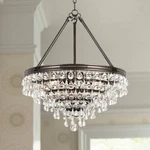 Calypso 20" Wide Crystal Vibrant Bronze Chandelier. Fixed Price $798.40.