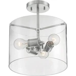 Nuvo Lighting 60/7178 Sommerset Semi-flush Mount Brushed Nickel. Fixed Price $301.99.
