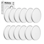 Mlzzlylk 12PK White Led Flush Mount Ceiling Light FIXTURE24W Super Slim. Fixed Price $151.09.