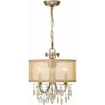 Crystorama 5623-AB Hampton Mini Chandelier Antique Brass. Fixed Price $298.00.
