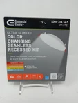 Commercial Electric 6" Ultra Slim Led Color Changing Recessed Light Kit 1009 415. Fixed Price $24.97.