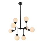 Living District Hanson 8-LIGHT Metal Pendant Black And Frosted. Fixed Price $203.54.