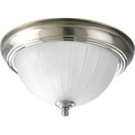 Progress Lighting P3816 Melon Glass Series 11-3/8" Single-light Nickel. Fixed Price $28.00.