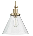 Progress Lighting P500324 Hinton 12"W Pendant - Brushed Nickel Finish. Fixed Price $49.00.