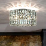 Aloadecor 4-LIGHT Modern Farmhouse Crystal Flush Mount Matte Black. Fixed Price $278.00.