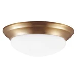 Sea Gull Nash 17" Flush Mount Ceiling Light, Satin Brass, 75436-848. Fixed Price $74.97.