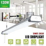 Linkable 4FT 120W Led 16,800LUMENS Workshop Ceiling Tube Lights 5000K. Fixed Price $65.00.