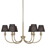 Golden Lighting 1622-6 Cambria 33"W Chandelier Brushed Champagne Brass. Fixed Price $539.00.