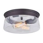 Canarm IFM679A12 Bronze Albany 2-LIGHT 12"W Flush Mount Drum Ceiling Fixture. Fixed Price $103.54.